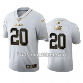 Miesten Buffalo Bills NFL Pelipaita Frank Gore 20 Nike Valkoinen Golden Edition 100th